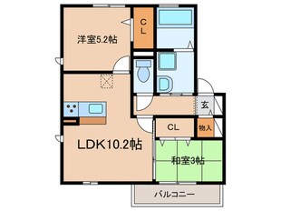 カルダ　カ－サの物件間取画像